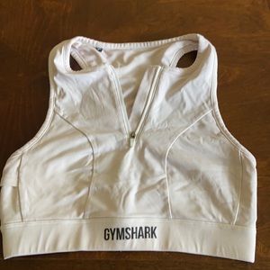White Gymshark Sports Bra